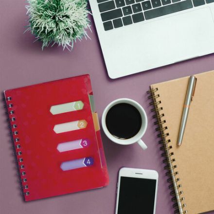 Тетрадь-блокнот 120 л., A5, 170x215 мм, BRAUBERG, линия, гребень, обложка пластиковая, 4 разделителя, "Rich", 401791 Тетрадь-блокнот 120 л., A5, 170x215 мм, BRAUBERG, линия, гребень, обложка пластиковая, 4 разделителя, "Rich", 401791