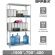 Стеллаж металлический BRABIX "MS-150/40/70-4", 1500х700х400 мм, 4 полки, 291101, S241BR044402