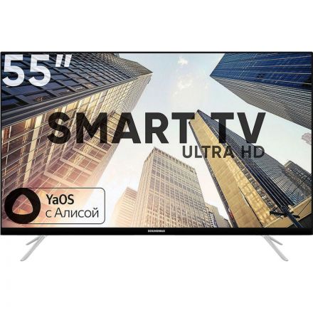 Телевизор Soundmax SM-LED55M04SU, UHD, смарт (Яндекс ТВ) Телевизор Soundmax SM-LED55M04SU, UHD, смарт (Яндекс ТВ)