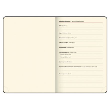 Ежедневник датированный 2026 БОЛЬШОЙ ФОРМАТ 210х297 мм, А4, BRAUBERG "Iguana", под кожу, красный, 117246