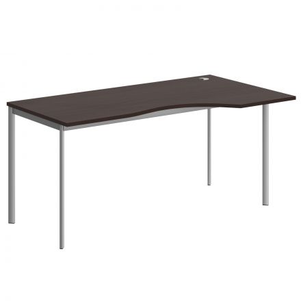 Стол эргономичный СА-1S(R) Венге Магия/Алюминий 1600х900х755. IMAGO-S Стол эргономичный СА-1S(R) Венге Магия/Алюминий 1600х900х755. IMAGO-S