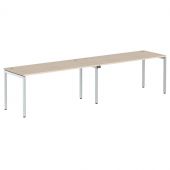 Стол 2-х местный XWST 3270 Бук Тиара/Алюминий 3206х700х750 XTEN-S Стол 2-х местный XWST 3270 Бук Тиара/Алюминий 3206х700х750 XTEN-S