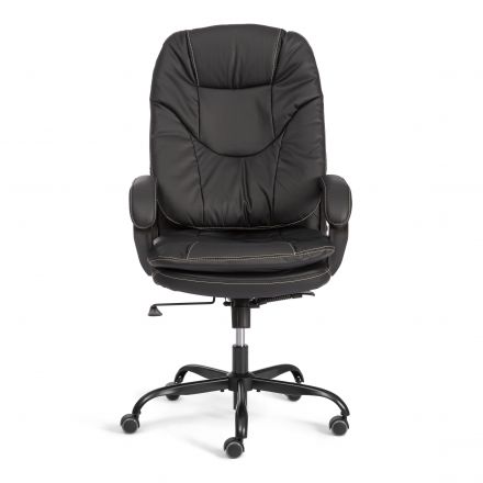 Кресло Комфорт Люкс/Comfort Lux (22) кож/зам, черный, 36-6