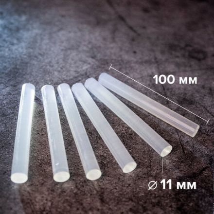 Клеевые стержни, диаметр 11 мм, длина 100 мм, прозрачные, комплект 6 шт., BRAUBERG, европодвес, 670293 Клеевые стержни, диаметр 11 мм, длина 100 мм, прозрачные, комплект 6 шт., BRAUBERG, европодвес, 670293