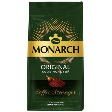 Кофе молотый Jacobs Monarch 230 г (вакуумная упаковка)