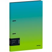 Папка на 2 кольцах Berlingo "Radiance", 24мм, 600мкм, D-кольца, с внутр. карманом, голубой/зеленый градиент Папка на 2 кольцах Berlingo "Radiance", 24мм, 600мкм, D-кольца, с внутр. карманом, голубой/зеленый градиент