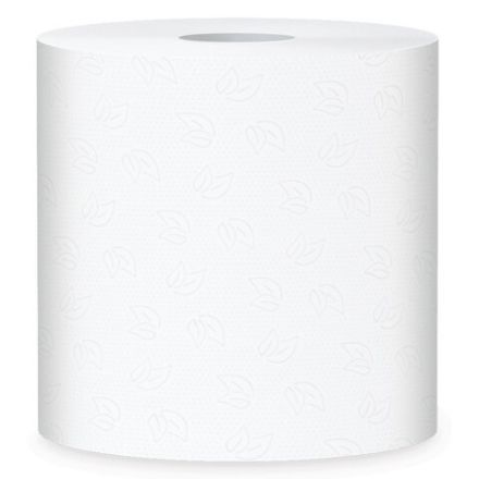 Полотенца бумажные рулонные 150 м, PROtissue (H1) PREMIUM, 2-слойные, белые, КОМПЛЕКТ 6 рулонов, С222