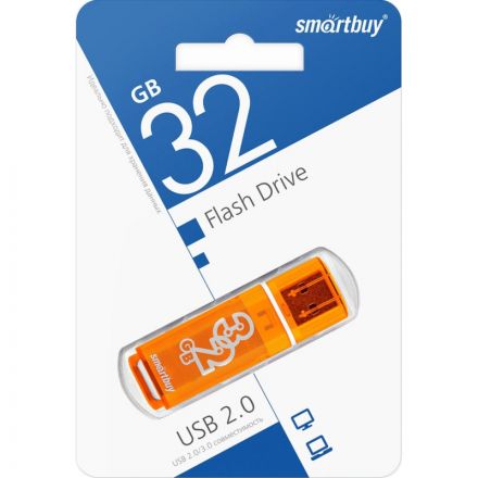 Флеш-память Smartbuy UFD 32GB Glossy series Orange (SB32GBGS-Or) Флеш-память Smartbuy UFD 32GB Glossy series Orange (SB32GBGS-Or)