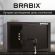 Сейф мебельный BRABIX "SF-200KL", 200х310х200 мм, ключевой замок, черный, 291144, S103BR211114