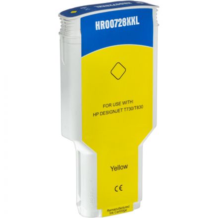 Картридж струйный Комус 728 F9K15A жел. 300мл для DJ T730/T830 Картридж струйный Комус 728 F9K15A жел. 300мл для DJ T730/T830