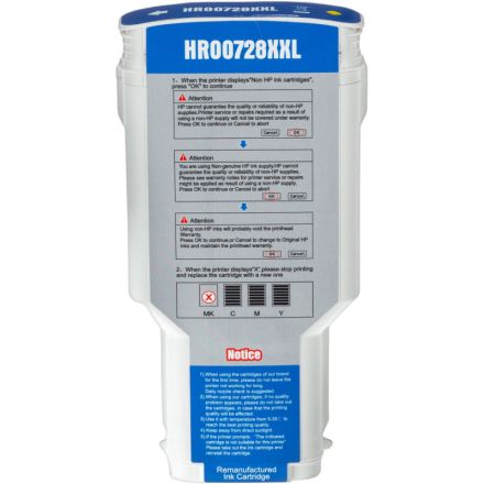 Картридж струйный Комус 728 F9K15A жел. 300мл для DJ T730/T830 Картридж струйный Комус 728 F9K15A жел. 300мл для DJ T730/T830