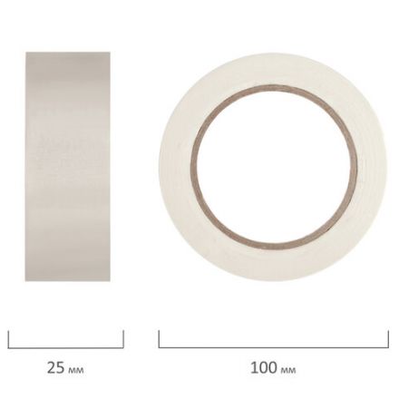 Клейкая лента малярная креппированная 25 мм x 25 м, STAFF, 229058 Клейкая лента малярная креппированная 25 мм x 25 м, STAFF, 229058