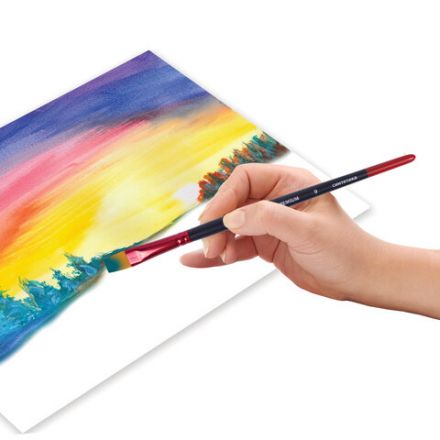 Кисть синтетика, плоская № 9, BRAUBERG PREMIUM, 201018 Кисть синтетика, плоская № 9, BRAUBERG PREMIUM, 201018