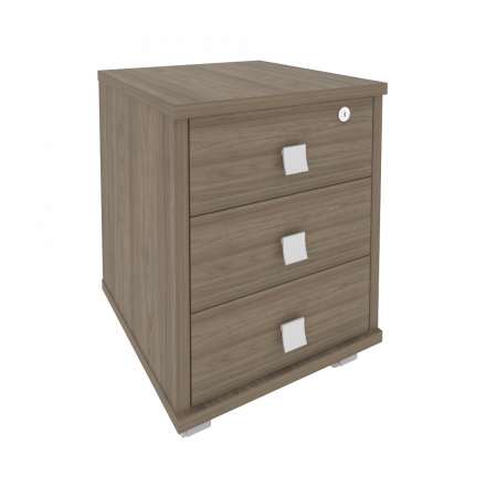 Style Тумба подкатная 3 ящ. с фолдингом Л.ТМ-3F Вяз 420*450*563