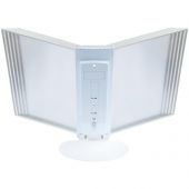 Демосистема настольная OfficeSpace с 10 панелями А4, белая Демосистема настольная OfficeSpace с 10 панелями А4, белая