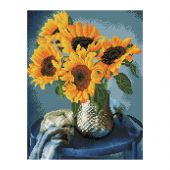 Алмазная мозаика ТРИ СОВЫ "Подсолнухи", 30*40см, холст, картонная коробка с пластиковой ручкой Алмазная мозаика ТРИ СОВЫ "Подсолнухи", 30*40см, холст, картонная коробка с пластиковой ручкой
