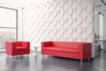 Диван трехместный Chairman АЛЕКТО 1730х850х700 к/з Euroline 9100