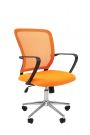 Офисное кресло Chairman 698 Россия  TW-66 оранжевый хром new