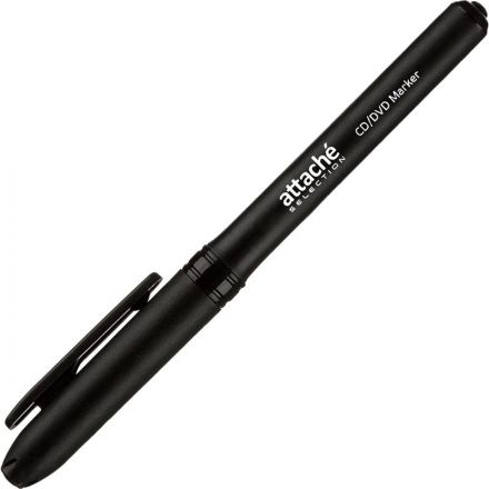 Маркер для CD Attache Selection c резиновой манжетой черный Маркер для CD Attache Selection c резиновой манжетой черный