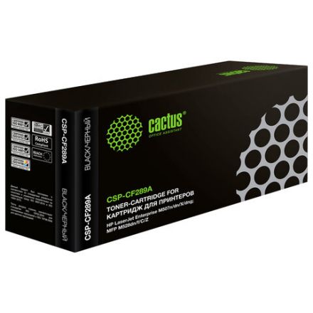 Картридж лазерный CACTUS (CSP-CF289A) для HP LaserJet M507/MFP M528, ресурс 5000 страниц Картридж лазерный CACTUS (CSP-CF289A) для HP LaserJet M507/MFP M528, ресурс 5000 страниц