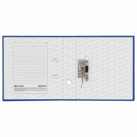 Папка-регистратор BRAUBERG, ламинированная, 75 мм, синяя, 222069 Папка-регистратор BRAUBERG, ламинированная, 75 мм, синяя, 222069