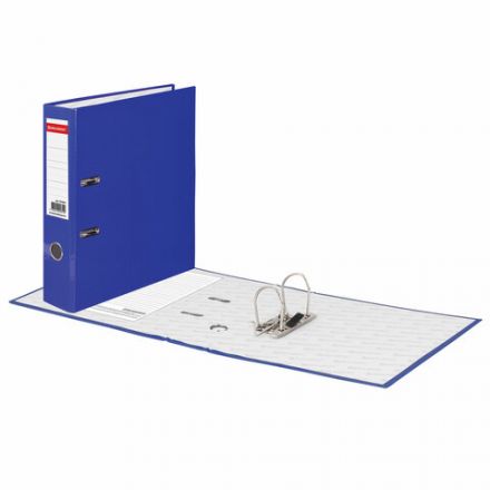 Папка-регистратор BRAUBERG, ламинированная, 75 мм, синяя, 222069 Папка-регистратор BRAUBERG, ламинированная, 75 мм, синяя, 222069