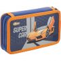 Пенал №1School Super car 2 отд., выборочный лак, 190x110 мм, ПКК 11