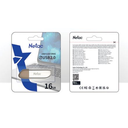 Флеш-диск 16 GB NETAC U352, USB 2.0, металлический корпус, серебристый, NT03U352N-016G-20PN Флеш-диск 16 GB NETAC U352, USB 2.0, металлический корпус, серебристый, NT03U352N-016G-20PN