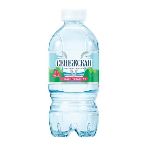 Вода негазированная питьевая СЕНЕЖСКАЯ, 0,33 л, пластиковая бутыль