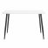 Стол PLUTO ЛДСП/металл, 120x80x77 см, Белый/Черный Стол PLUTO ЛДСП/металл, 120x80x77 см, Белый/Черный
