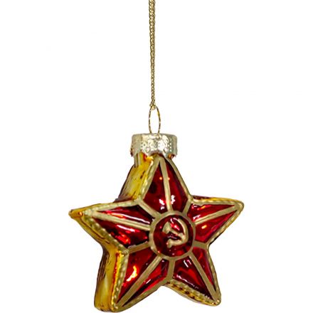 Набор игрушек новогодних подвесных из стекла, 3 шт., 97437
