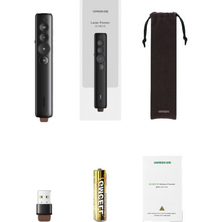 Презентер UGREEN LP479 (50654) без регулировки громкости, черный