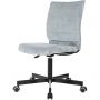 Кресло SK6_VB_EChair 303 серо-голубой Light-28 крестов. металл черный
