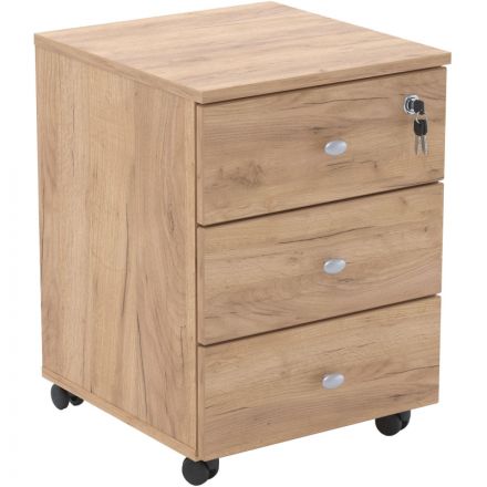 Тумба выкатная Easy LT Оптима 400x420x530 3 ящ. Дуб крафт золотой Тумба выкатная Easy LT Оптима 400x420x530 3 ящ. Дуб крафт золотой