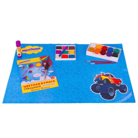 Настольное покрытие ЮНЛАНДИЯ для труда и творческих занятий, ПВХ, "БИГФУТ", 50х70 см, 662458 Настольное покрытие ЮНЛАНДИЯ для труда и творческих занятий, ПВХ, "БИГФУТ", 50х70 см, 662458