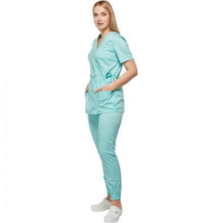 Костюм для медицинского персонала жен. М24 КБР бирюзовый 48 (158-164) Костюм для медицинского персонала жен. М24 КБР бирюзовый 48 (158-164)