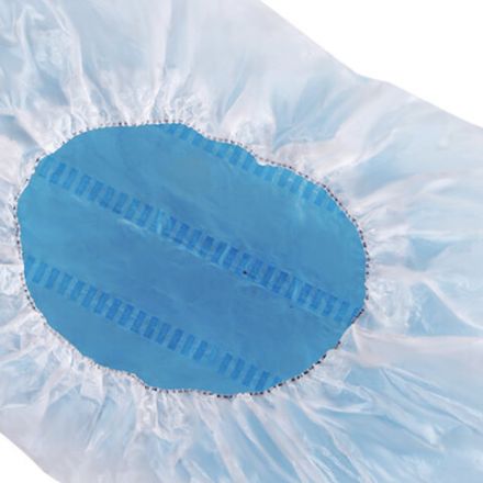 Бахилы КОМПЛЕКТ 50 штук (25 пар), ДВОЙНЫЕ (со стелькой), 40х14 см, 80 мкм, 6,5 г, ПНД, LAIMA, 104982 Бахилы КОМПЛЕКТ 50 штук (25 пар), ДВОЙНЫЕ (со стелькой), 40х14 см, 80 мкм, 6,5 г, ПНД, LAIMA, 104982