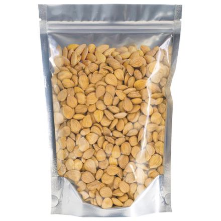 Пакеты дой-пак с замком ZIP LOCK, металлизированная + прозрачная стенка, 200х300 + 50 мм, КОМПЛЕКТ 100 штук, 70 мкм, BRAUBERG, 700687
