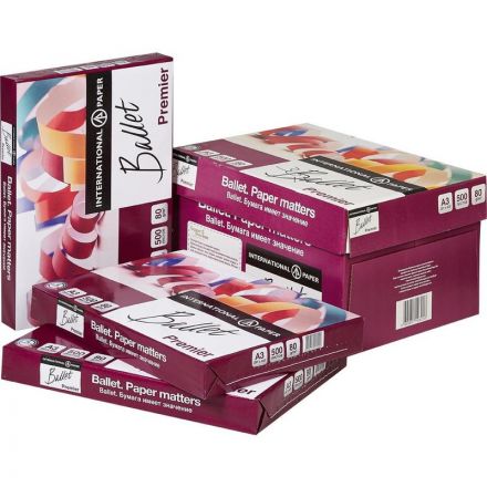 Бумага для офисной техники Ballet Premier (А3, 80 г/кв.м, белизна 161% CIE, 500 листов)