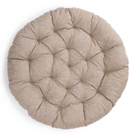 Матрац для кресла Папасан/Papasan (23/01) рогожка, меланж, 125х125х15см