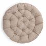 Матрац для кресла Папасан/Papasan (23/01) рогожка, меланж, 125х125х15см