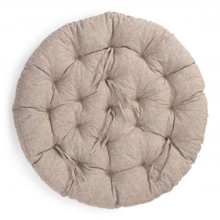 Матрац для кресла Папасан/Papasan (23/01) рогожка, меланж, 125х125х15см