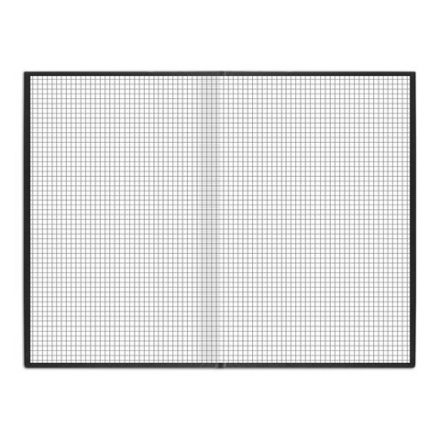 Книга учета 96 л., клетка, твердая, бумвинил, блок офсет, А4 200х290 мм, BRAUBERG, черная, 130223