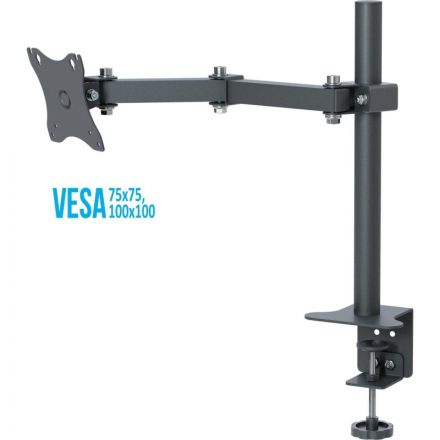 Кронштейн _СНМ для 1 монитора 'К-501' настольный наклонно-поворотный черный Кронштейн _СНМ для 1 монитора 'К-501' настольный наклонно-поворотный черный