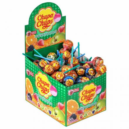 Карамель CHUPA CHUPS (Чупа-Чупс) фруктовая с соком + кола, 12 г, 61888 Карамель CHUPA CHUPS (Чупа-Чупс) фруктовая с соком + кола, 12 г, 61888