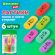 Ластики BRAUBERG KIDS "Fruits", НАБОР 6 штук, 50х23х10 мм, овальные, ассорти, 272669