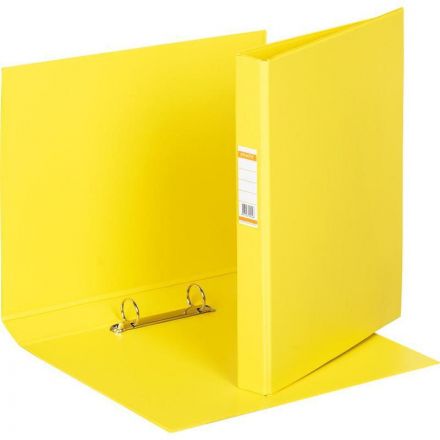 Папка на 2-х кольцах Bantex 35 мм желтая до 200 листов Папка на 2-х кольцах Bantex 35 мм желтая до 200 листов