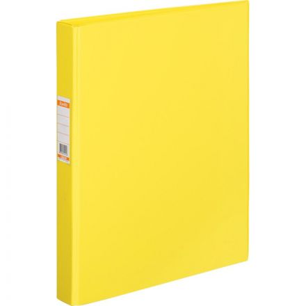 Папка на 2-х кольцах Bantex 35 мм желтая до 200 листов Папка на 2-х кольцах Bantex 35 мм желтая до 200 листов