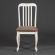 Стул Palermo/Палермо ( PM-SC2 ) дерево гевея, 44х55х97см, ivory white (слоновая кость 2-5), ткань античный коричневый 004-3