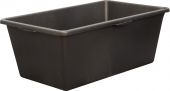 Емкость 90л. строительная, прямоугольная, без крышки цв. чёрный Емкость 90л. строительная, прямоугольная, без крышки цв. чёрный